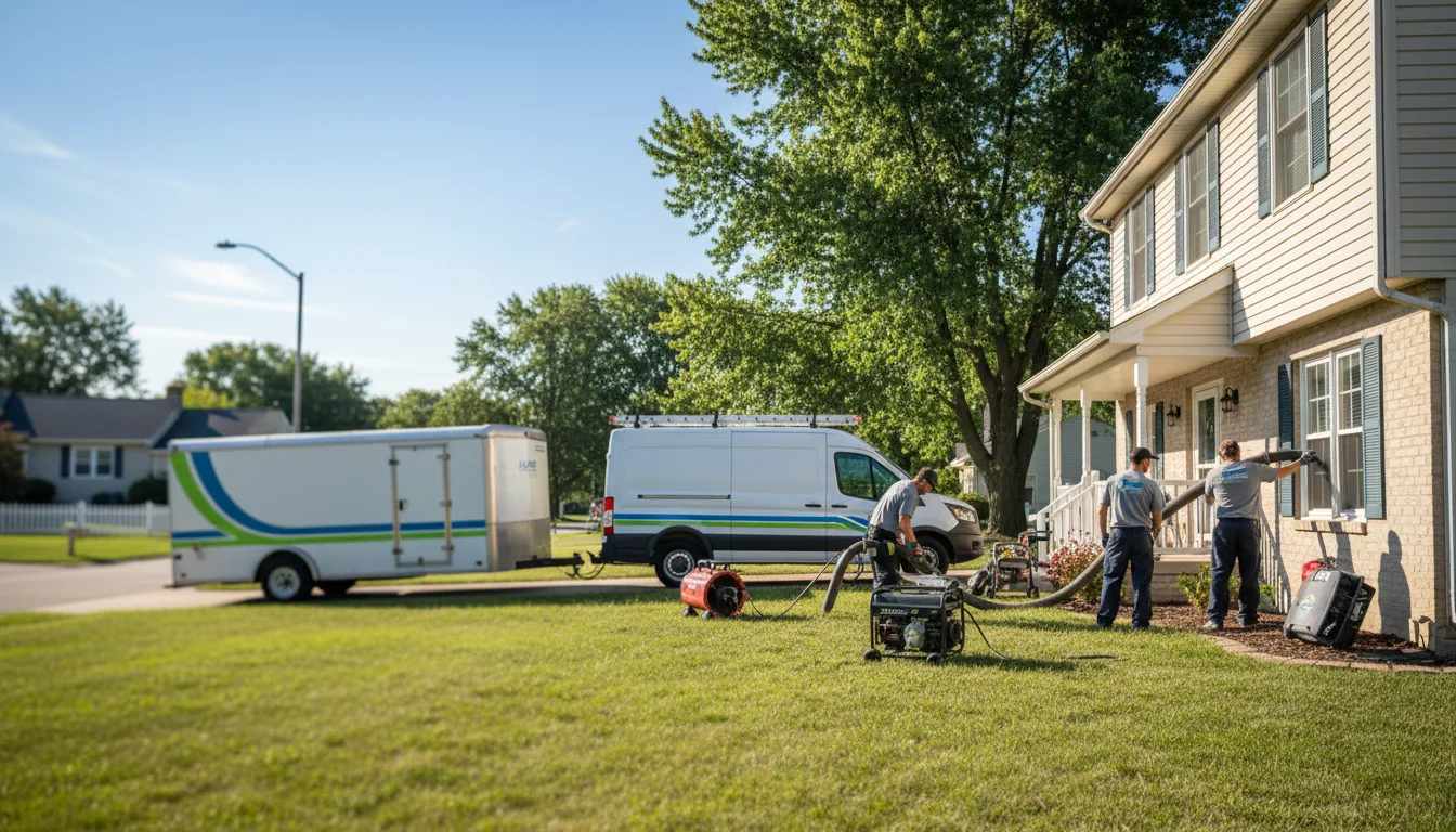 Flooded Basement Restoration And Cleanup With Repair in Maple City, MI near me